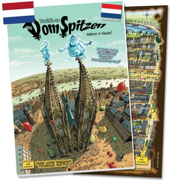 Die DomSpitzen - (NIEDERLÄNDISCH) Köln-Comic, Geschichtsbuch und Stadtführer #1